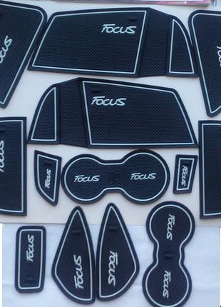 Коврики в карты, ниши и карманы Ford Focus 3 2011-2014