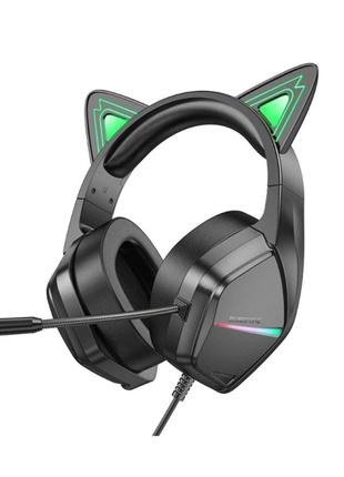 Навушники BOROFONE BO106 Cute cat ear luminous gaming headphon...