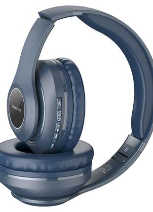 Навушники BOROFONE BO17 wireless headphones Dark Blue