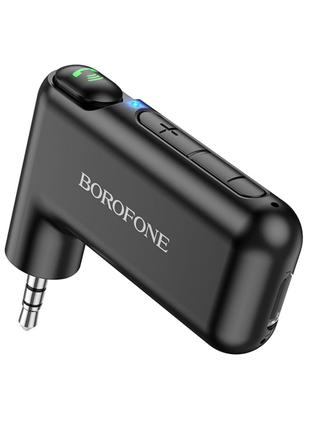 Bluetooth-ресивер BOROFONE BC35 Wideway car AUX BT receiver Bkack