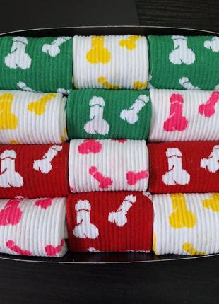 Подарунковий набір жіночих шкарпеток на 12 пар 36-41 р