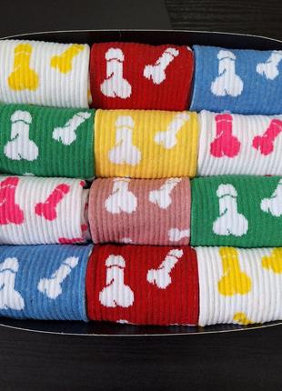 Подарунковий набір жіночих шкарпеток на 12 пар 36-41 р