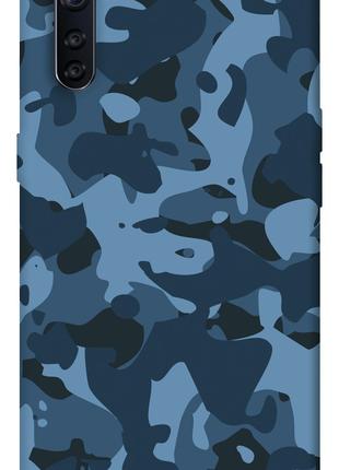 Чехол itsPrint Синий камуфляж для Oppo A91