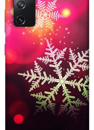 Чехол itsPrint Снежинки для Samsung Galaxy S20 FE