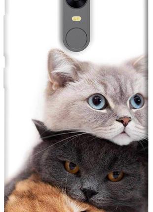 Чехол itsPrint Три кота для Xiaomi Redmi 5 Plus / Redmi Note 5...