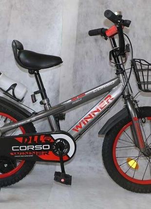 Велосипед 2-х колесный 16" "CORSO" WN-16228 "Winner" (1) сталь...
