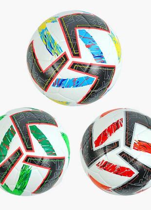 Мяч футбольный C 64622 (30) 3 вида, вес 420 грамм, материал PU...