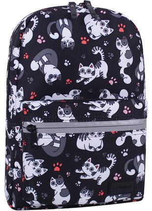 Молодежный мини-рюкзак с Котиками Bagland mini 8 л. сублимация...
