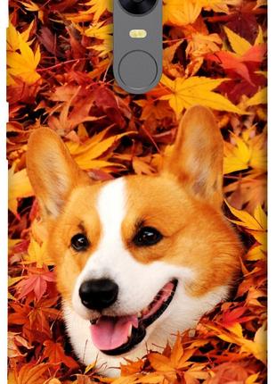 Чехол itsPrint Корги в листьях для Xiaomi Redmi 5 Plus / Redmi...