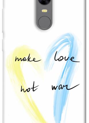 Чехол itsPrint Make love not war для Xiaomi Redmi 5 Plus / Red...