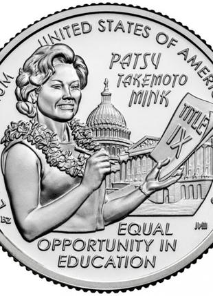 США ¼ доллара, 2024 Пэтси Минк