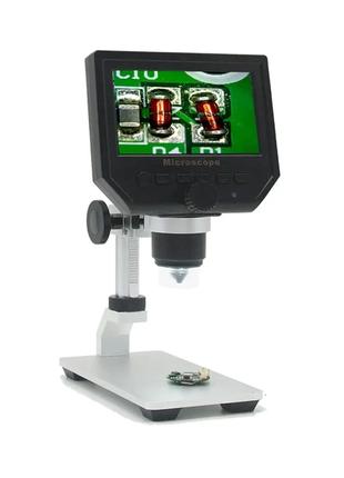 Микроскоп цифровой электронный 1000Х с монитором 4.3" для пайк...