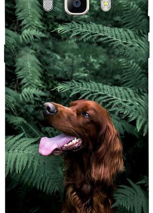 Чехол itsPrint Собака в зелени для Samsung J510F Galaxy J5 (2016)