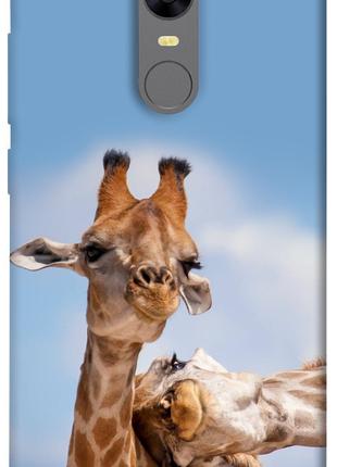 Чехол itsPrint Милые жирафы для Xiaomi Redmi 5 Plus / Redmi No...