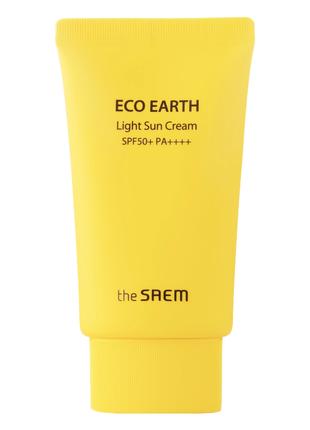 Солнцезащитный крем The Saem Eco Earth Power Light Sun Cream S...