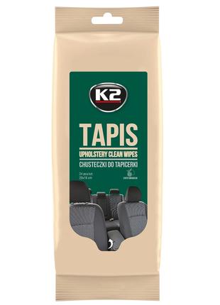 Серветки вологі Tapis Wipes для очищення тканинної оббивки 24 ...