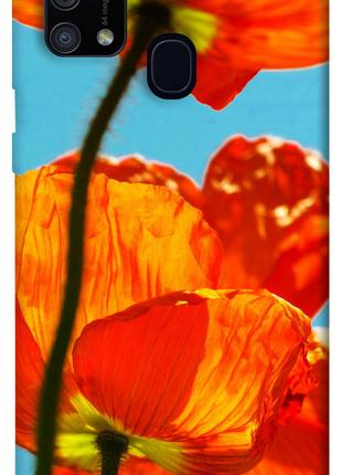 Чехол itsPrint Яркие маки для Samsung Galaxy M31