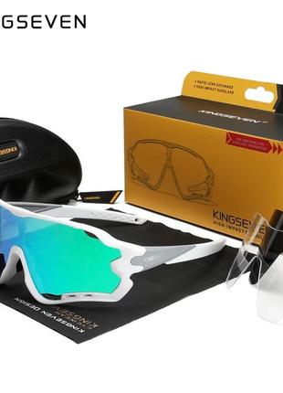 Противоударные поляризационные солнцезащитные очки для велоспо...