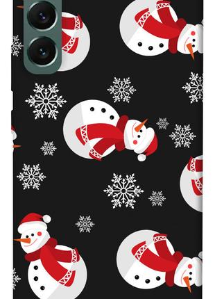 Чехол itsPrint Снеговики для Samsung Galaxy S22+