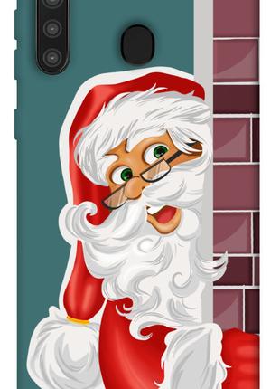 Чехол itsPrint Hello Santa для Samsung Galaxy A21