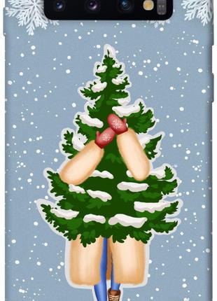 Чехол itsPrint Christmas tree для Samsung Galaxy S10
