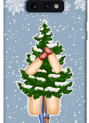 Чехол itsPrint Christmas tree для Samsung Galaxy S10e