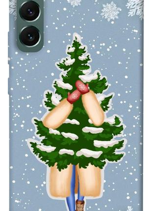 Чехол itsPrint Christmas tree для Samsung Galaxy S22+