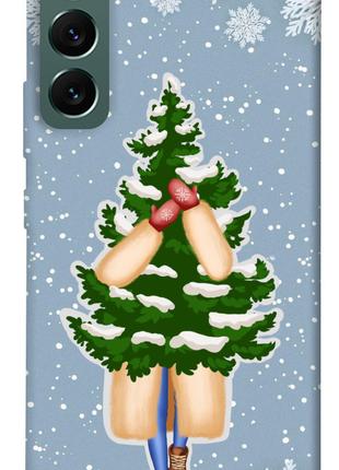 Чехол itsPrint Christmas tree для Samsung Galaxy S22