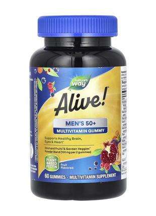 Alive!® Men's 50+ Multi Gummy - 60 gummies