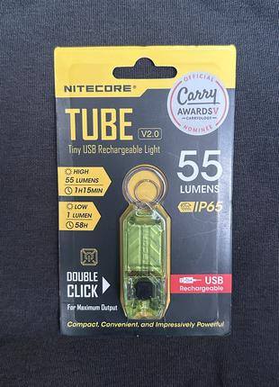 Фонарь наключный Nitecore TUBE V2.0 оливковый
