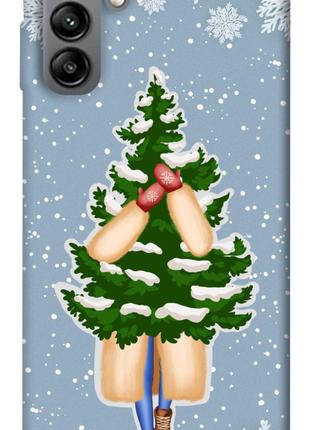 Чехол itsPrint Christmas tree для Samsung Galaxy A04s