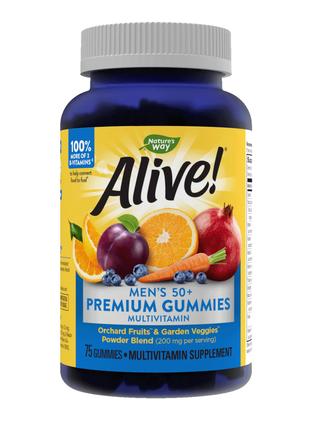 Alive!® Men's 50+ Gummy - 75 gummies
