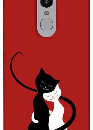 Чехол itsPrint Влюбленные коты для Xiaomi Redmi Note 4X / Note...