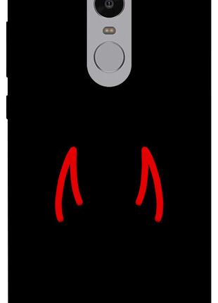 Чехол itsPrint Red horns для Xiaomi Redmi Note 4X / Note 4 (Sn...