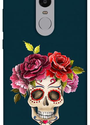 Чехол itsPrint Flower skull для Xiaomi Redmi Note 4X / Note 4 ...