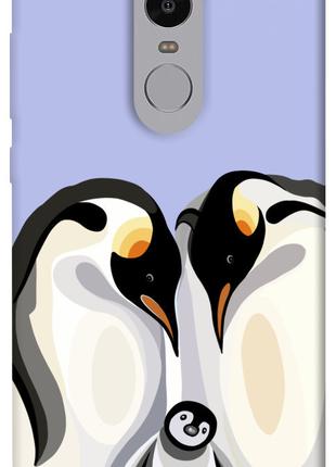 Чехол itsPrint Penguin family для Xiaomi Redmi Note 4X / Note ...