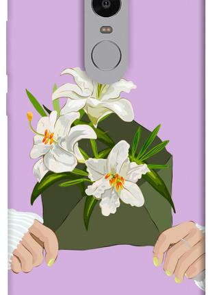 Чехол itsPrint Flower message для Xiaomi Redmi Note 4X / Note ...