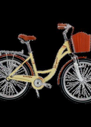 Titan Велосипед Titan Bergamo 26" 17" Кремовый