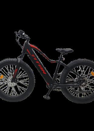 Titan Электровелосипед E-Titan Stalker 26" 18" Черный-Красный