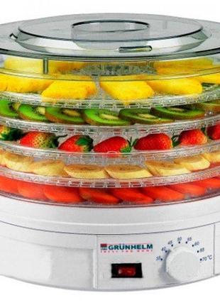 Сушилка для овощей и фруктов Grunhelm BY-1102 245 Вт