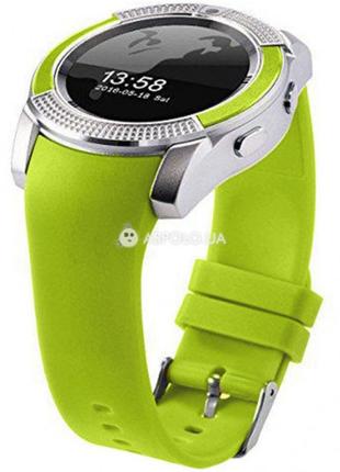 Умные смарт-часы Smart Watch V8. AV-693 Цвет: зеленый