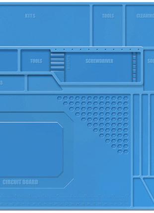 Теплоизоляционный силиконовый коврик TE-702 для ремонта смартф...