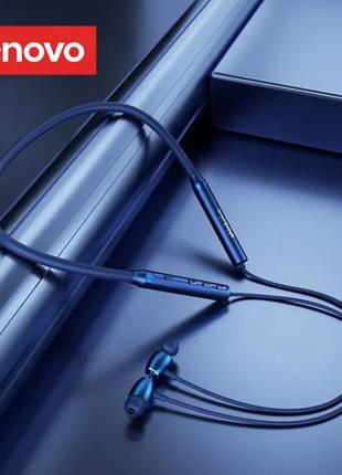 Беспроводные спортивные наушники на шею Lenovo HEO 5X II Синие