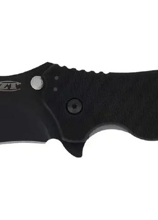 Ніж ZT 0350 Matte Black Folder