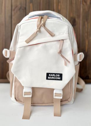 Рюкзак женский текстильный KARLOS MARCONI, рюкзак для девочки ...
