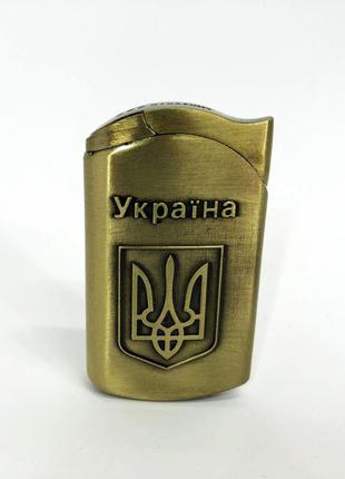Турбо зажигалка, карманная зажигалка "Украина" 98465, Зажигалк...