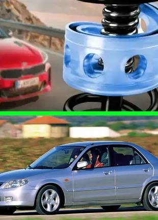 Автобафери силіконові на задні пружини Mazda 323 VI 1998-2003 ...