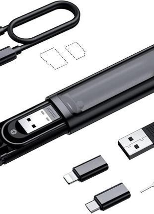 Зарядной адаптер mcdodo с USB-A/Micro-USB/Lightning/TF и слото...