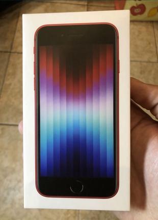 iPhone SE 3 2022p Product RED 128gb новий, в пломбах