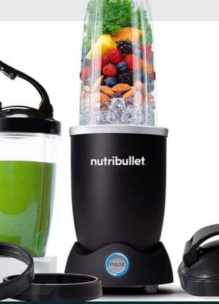 Nutribullet Pro + 1200, електричний блендер, смузі-мейкер, багато